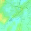 Mapa topográfico บ้านหนองหญ้าลาด, altitud, relieve