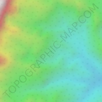 Mapa topográfico Gunung Liangpran, altitud, relieve