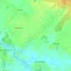 Mapa topográfico Kolonia Roskosz, altitud, relieve