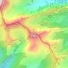 Mapa topográfico Le Linleu, altitud, relieve