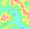 Mapa topográfico Kasibu, altitud, relieve