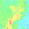 Mapa topográfico Omte/kwepke, altitud, relieve