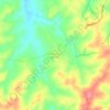 Mapa topográfico Catanduvas do Sul, altitud, relieve