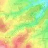 Mapa topográfico La Rabotière, altitud, relieve