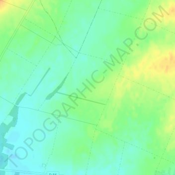 Mapa topográfico Le Haut de Chatillon, altitud, relieve