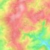 Mapa topográfico La Haye, altitud, relieve