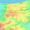 Mapa topográfico Broomfield, altitud, relieve