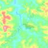 Mapa topográfico Gavião, altitud, relieve