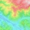 Mapa topográfico Puy de Wolf, altitud, relieve