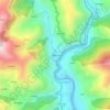 Mapa topográfico Dharāsu, altitud, relieve