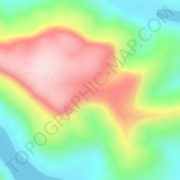 Mapa topográfico Wendo, altitud, relieve