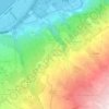 Mapa topográfico Bois Rouge, altitud, relieve