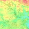 Mapa topográfico Kerouarc'h, altitud, relieve