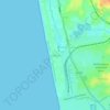 Mapa topográfico Panambur, altitud, relieve