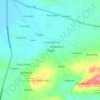 Mapa topográfico Tragah, altitud, relieve