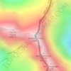 Mapa topográfico Kangchenjunga, altitud, relieve