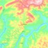 Mapa topográfico Bulang, altitud, relieve