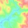 Mapa topográfico Sukanagara, altitud, relieve