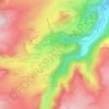 Mapa topográfico Thiaulaire, altitud, relieve