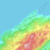Mapa topográfico Vigtil, altitud, relieve