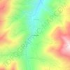 Mapa topográfico Anzer Yaylası, altitud, relieve