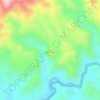 Mapa topográfico Buttu Randa, altitud, relieve