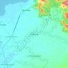 Mapa topográfico Maguing, altitud, relieve