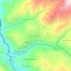 Mapa topográfico Huaripampa, altitud, relieve