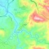 Mapa topográfico El Tablón, altitud, relieve