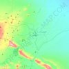 Mapa topográfico مأرب, altitud, relieve