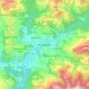Mapa topográfico Dhading Besi, altitud, relieve