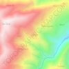 Mapa topográfico Dombu, altitud, relieve