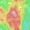 Mapa topográfico La Fageolle, altitud, relieve
