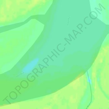 Mapa topográfico Dogtooth Bend, altitud, relieve