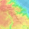 Mapa topográfico Hardley, altitud, relieve