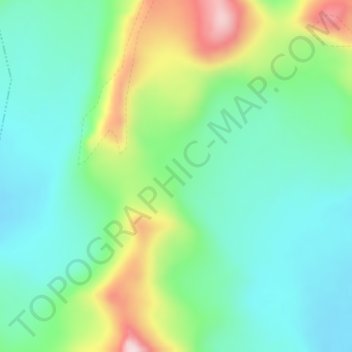Mapa topográfico Tanggula Mountains, altitud, relieve