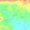 Mapa topográfico Douar Zenatia, altitud, relieve