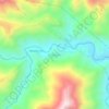 Mapa topográfico Matasano, altitud, relieve