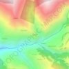 Mapa topográfico Tupuwa, altitud, relieve