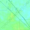 Mapa topográfico Astoria, altitud, relieve