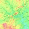 Mapa topográfico Da'an, altitud, relieve