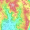 Mapa topográfico La Penchénerie, altitud, relieve