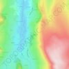 Mapa topográfico Codebos, altitud, relieve