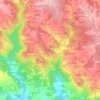 Mapa topográfico Mailhac, altitud, relieve