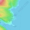 Mapa topográfico Shoal Point, altitud, relieve