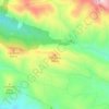 Mapa topográfico El Pintado, altitud, relieve