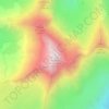 Mapa topográfico Signal du Petit Mont Cenis, altitud, relieve