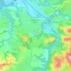 Mapa topográfico Haltzuia, altitud, relieve