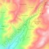 Mapa topográfico Congar, altitud, relieve