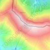 Mapa topográfico Stara planina, altitud, relieve